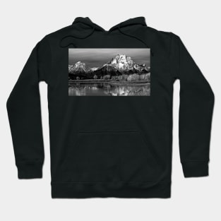 Oxbow Bend in Black and White Hoodie